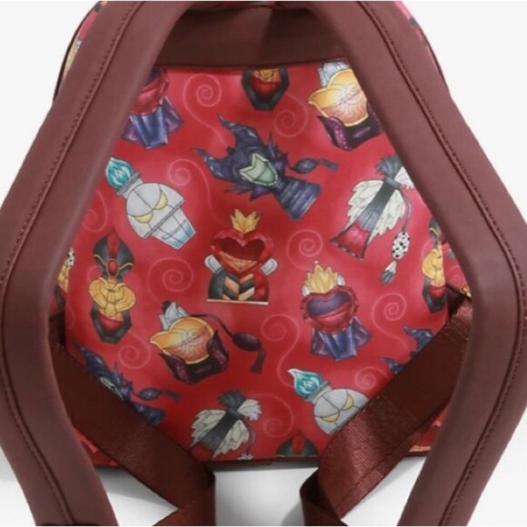 Loungefly Disney Villain Perfume Bottles Mini Backpack NWT NEW main image 9
